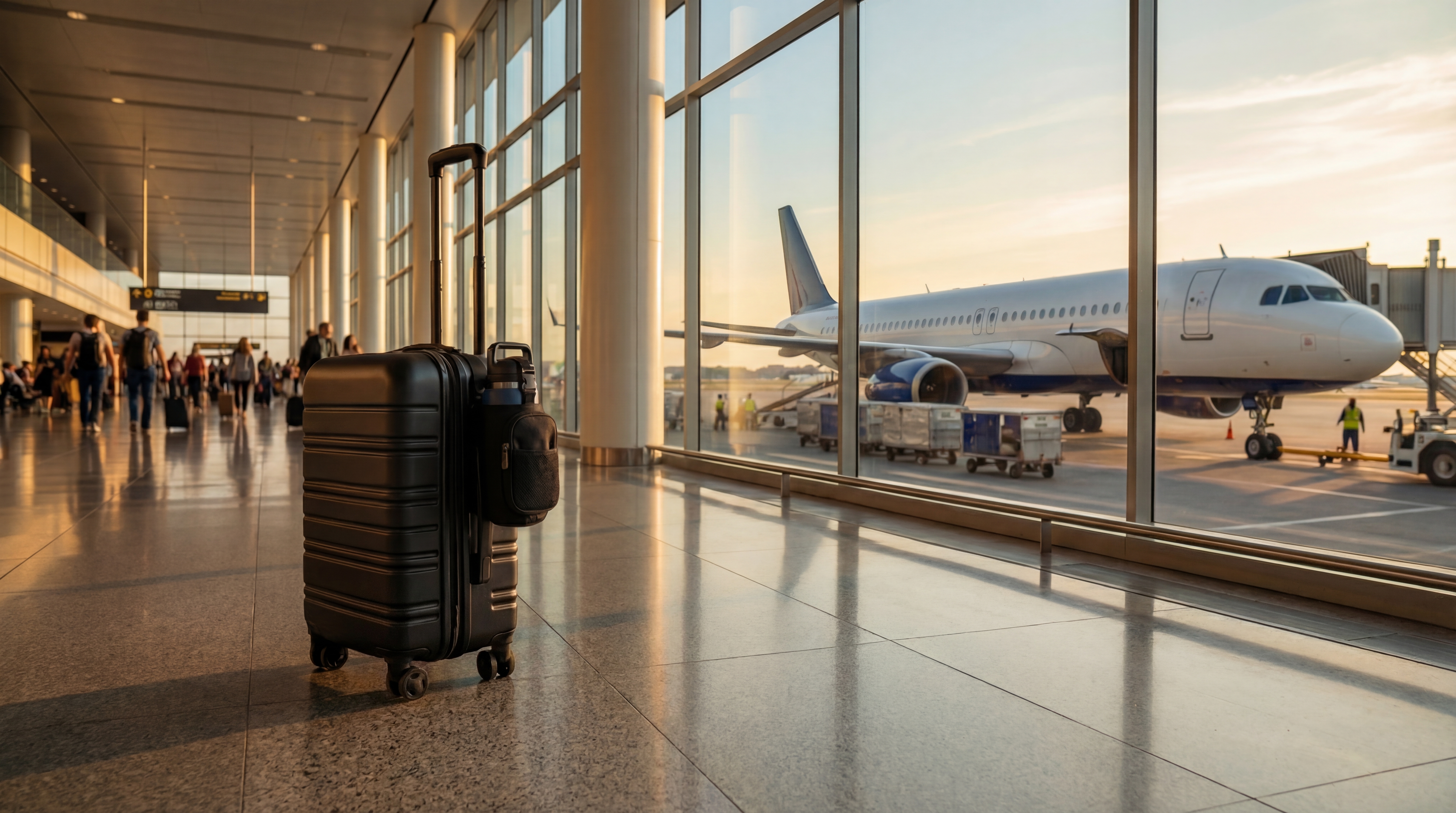 A high-quality image showing the product in a travel setting.